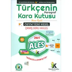 İnformal 2021 ALES Türkçenin Kara Kutusu Konu Özetli Soru Bankası Paragraf