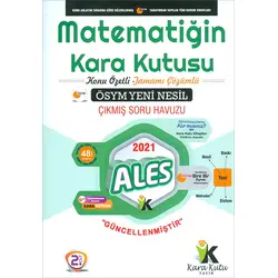 İnformal 2021 ALES Matematiğin Kara Kutusu 2. Cilt Çıkmış Sorular Konu Özetli Soru Bankası