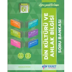 6.Sınıf Din Kültürü ve Ahlak Bilgisi Soru Bankası Yanıt Yayınları