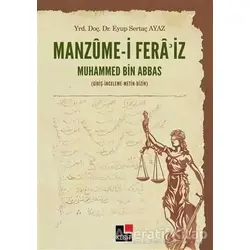 Manzume-i Feraiz - Muhammed Bin Abbas - Eyüp Sertaç Ayaz - Kesit Yayınları