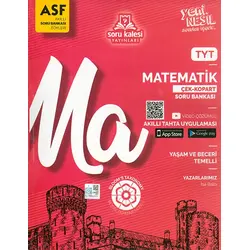 TYT Matematik 1 Çek Kopart Akıllı Soru Bankası Föyü ASF Soru Kalesi Yayınları