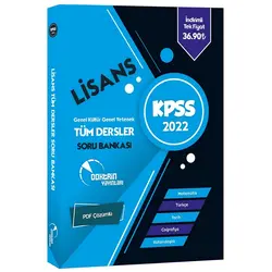Doktrin 2022 KPSS Lisans Tüm Dersler Soru Bankası