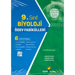 9.Sınıf Biyoloji Ödev Fasikülleri Aydın Yayınları