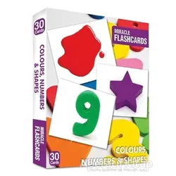 Miracle Flashcards - Colours, Numbers and Shapes 30 Cards - Kolektif - MK Publications