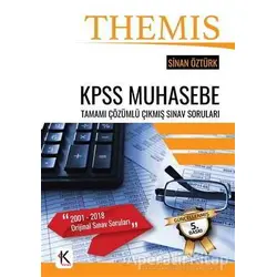 KPSS Muhasebe Tamamı Çözümlü Çıkmış Sınav Soruları - Sinan Öztürk - Kuram Kitap