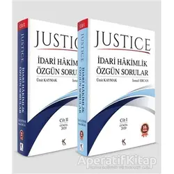 Justice İdari Hakimlik Özgün Sorular (2 Cilt Takım) - Ümit Kaymak - Kuram Kitap