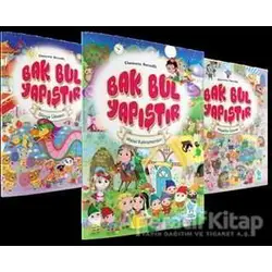 Bak - Bul - Yapıştır (3 Kitap Set) Damla Yayınevi
