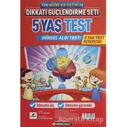 Dikkati Güçlendirme Seti 5 Yaş Test - Osman Abalı - Adeda Yayınları