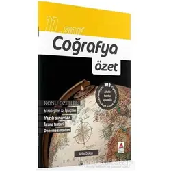 11. Sınıf Coğrafya Özet - Adile Dokak - Delta Kültür Yayınevi