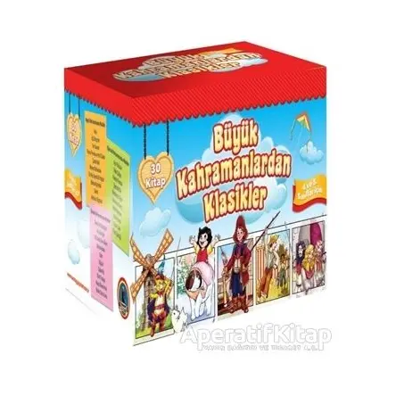 Büyük Kahramanlardan Klasikler (30 Kitap Takım) - Kolektif - Karatay Çocuk