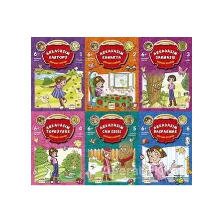 Ceren ve Arkadaşları (6 Kitap Takım) - Bestami Yazgan - Nar Yayınları