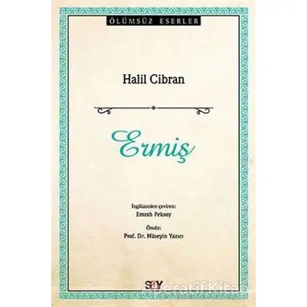 Ermiş - Halil Cibran - Say Yayınları