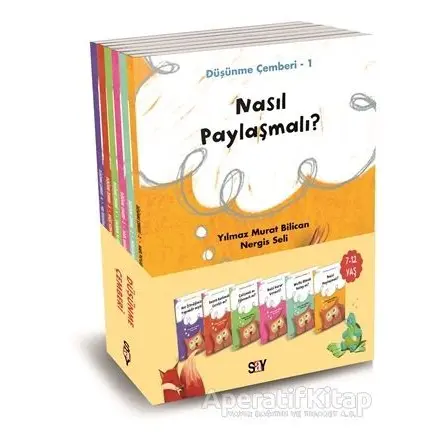 Düşünme Çemberi Seti (6 Kitap Takım) - Nergis Seli - Say Çocuk
