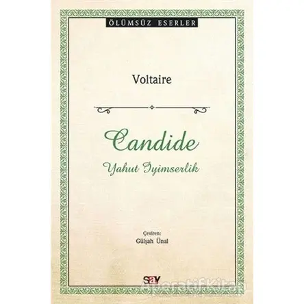 Candide - Voltaire - Say Yayınları