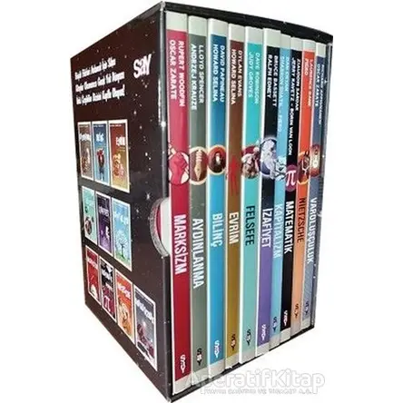 Çizgibilim Serisi Seti (10 Kitap Kutulu) - Andrzej Krauze - Say Yayınları