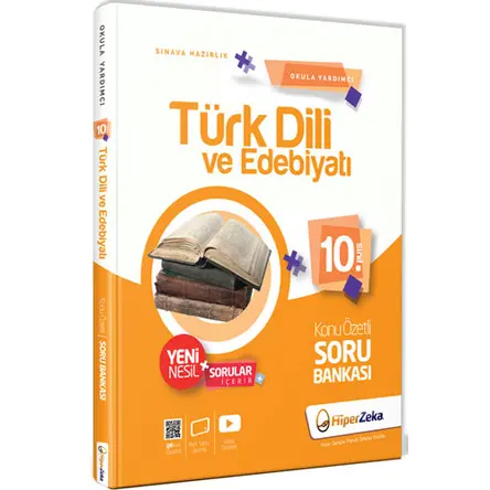 Hiper Zeka 10.Sınıf Türk Dili ve Edebiyatı Konu Özetli Soru Bankası