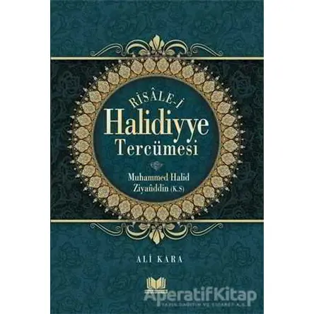 Risalei Halidiyye Tercümesi - Muhammed Halid Ziyaüddin - Kitap Kalbi Yayıncılık
