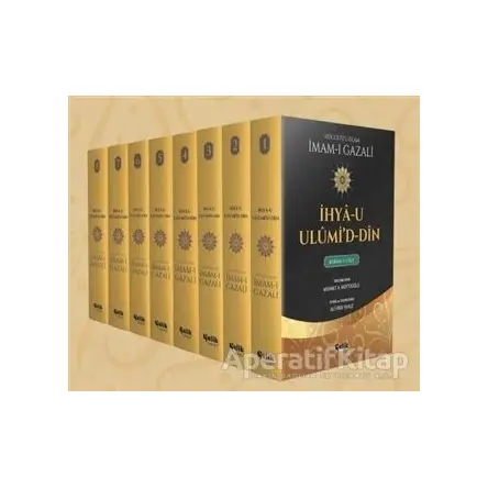 İhya-u Ulumid-Din - 8 Cilt Takım (Küçük Boy) - İmam-ı Gazali - Çelik Yayınevi