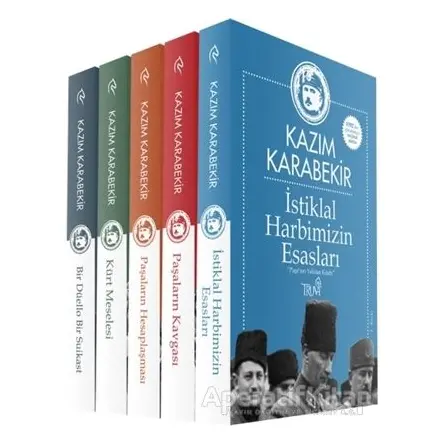 Kazım Karabekir Seti (5 Kitap Takım) - Kazım Karabekir - Truva Yayınları