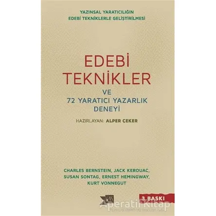 Edebi Teknikler ve 72 Yaratıcı Yazarlık Deneyi - Alper Çeker - Altıkırkbeş Yayınları