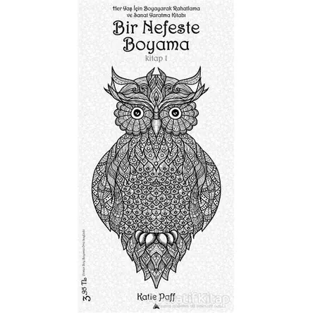 Bir Nefeste Boyama Kitap 1 - Katie Paff - Kuzey Yayınları