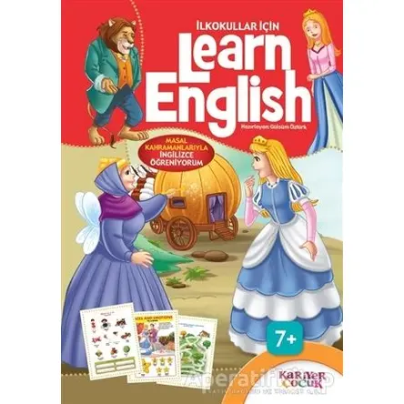 İlkokullar İçin Learn English (Kırmızı) - Kolektif - Kariyer Yayınları