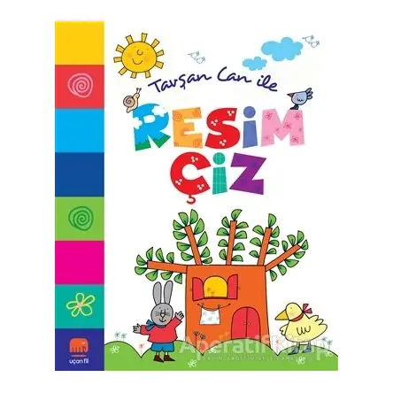 Tavşan Can İle Resim Çiz - Nicoletta Costa - Uçan Fil Yayınları