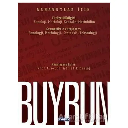 Buyrun - Arnavutlar İçin Türkçe Dilbilgisi / Gramatika e Turqishtes