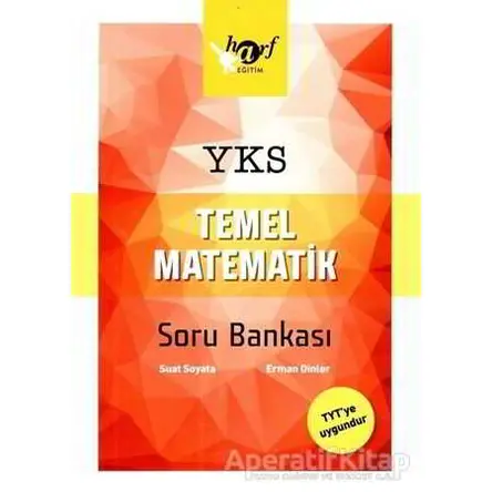 2018 YKS Temel Matematik Soru Bankası - Erman Dinler - Harf Eğitim Yayıncılık