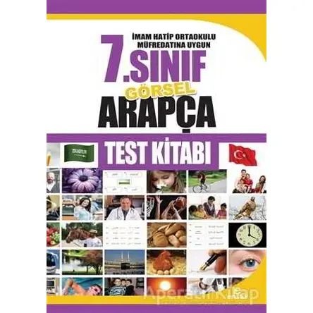 İmam Hatip Ortaokulu Müfredatına Uygun 7. Sınıf Görsel Arapça Test Kitabı