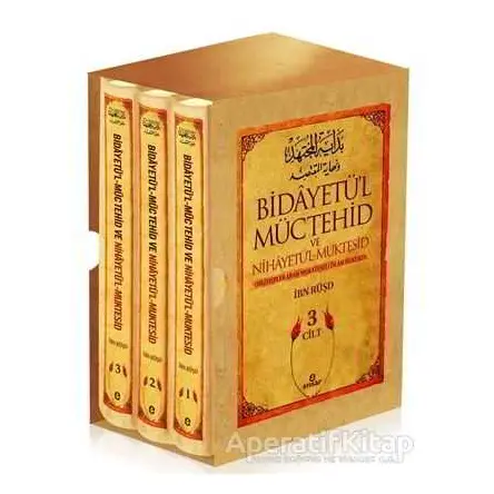 Bidayetül-Müctehid ve Nihayetül Muktesid (3 Kitap Takım) - İbn Rüşd - Ensar Neşriyat