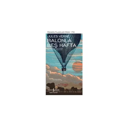 Balonla Beş Hafta - Jules Verne - İş Bankası Kültür Yayınları