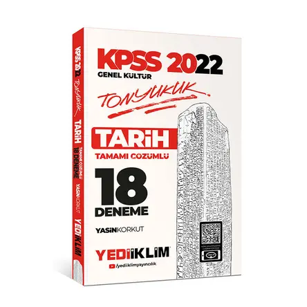 Yediiklim 2022 KPSS Genel Kültür Tonyukuk Tarih Tamamı Çözümlü 18 Deneme