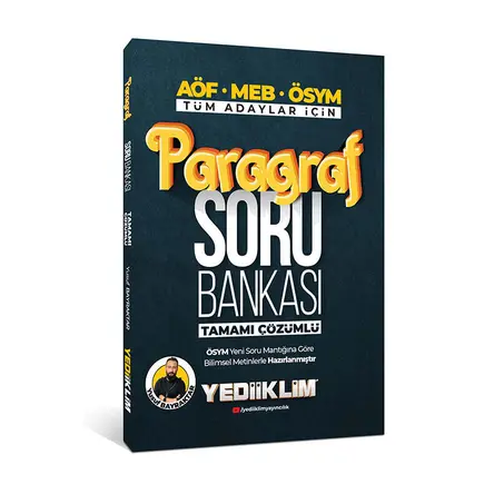 Yediiklim 2022 AÖF MEB ÖSYM Tüm Adaylar İçin Paragraf Tamamı Çözümlü Soru Bankası