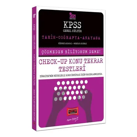 Yargı 2021 KPSS Tarih Coğrafya Anayasa Check Up Konu Tekrar Testleri