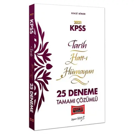 Yargı 2021 KPSS Tarih Hatt-ı Hümayun Tamamı Çözümlü 25 Deneme