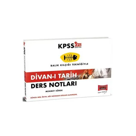Yargı Yayınları 2021 KPSS Divan-ı Tarih Ders Notları