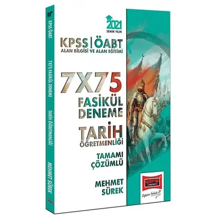 Yargı 2021 ÖABT Tarih Öğretmenliği Çözümlü 7x75 Fasikül Deneme