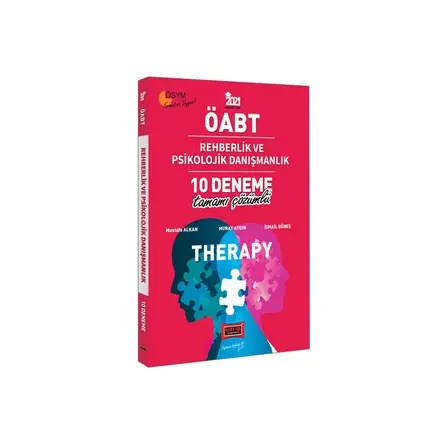 Yargı 2021 ÖABT Therapy Rehberlik ve Psikolojik Danışmanlık Tamamı Çözümlü 10 Deneme