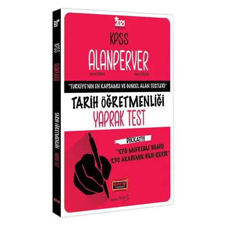 Yargı 2021 KPSS ÖABT Alanperver Tarih Öğretmenliği Yaprak Test