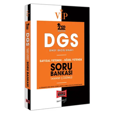 Yargı 2022 VİP DGS Sayısal Yetenek Sözel Yetenek Tamamı Çözümlü Soru Bankası