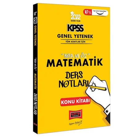 Yargı 2022 KPSS Lisans Genel Yetenek Matematik Kısa ve Öz Ders Notları