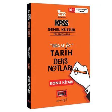 Yargı 2022 KPSS Genel Kültür Kısa ve Öz Tarih Ders Notları Konu Kitabı