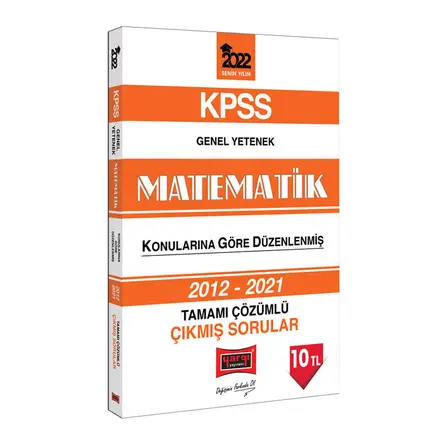 Yargı 2022 KPSS Genel Yetenek Matematik Tamamı Çözümlü Çıkmış Sorular