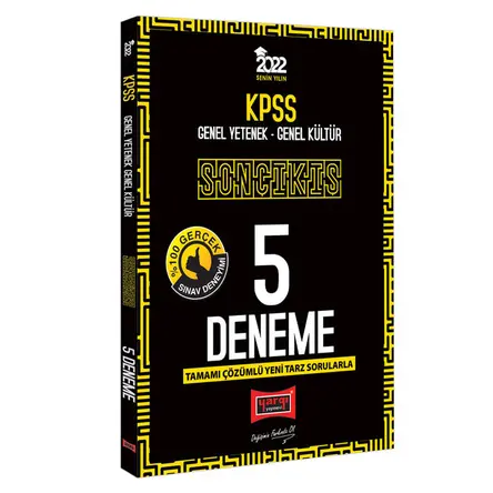 Yargı 2022 KPSS GY GK Son Çıkış Tamamı Çözümlü 5 Deneme
