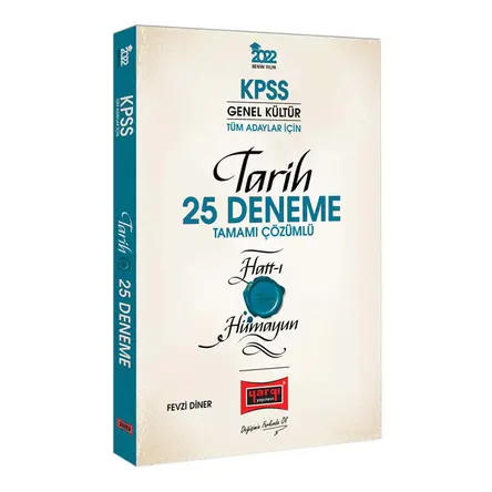 Yargı 2022 KPSS Genel Kültür Hatt-ı Hümayun Tarih Tamamı Çözümlü 25 Deneme