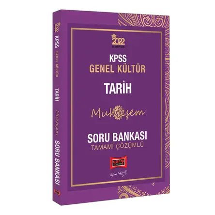 Yargı 2022 KPSS Genel Kültür Muhteşem Tarih Tamamı Çözümlü Soru Bankası