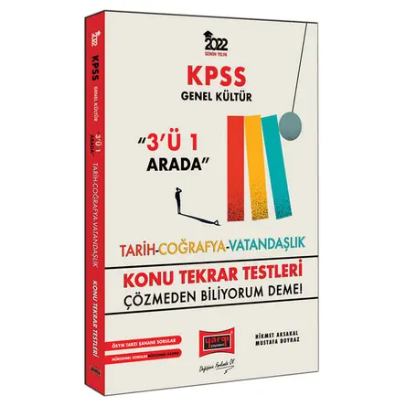 Yargı 2022 KPSS Genel Kültür 3’ü 1 Arada Konu Tekrar Testleri