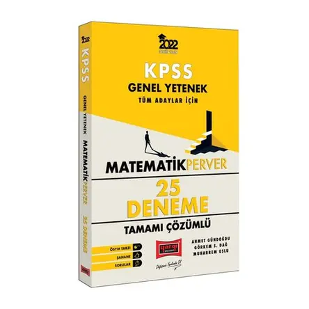 Yargı 2022 KPSS Genel Yetenek MatematikPerver Tüm Adaylar İçin Tamamı Çözümlü 25 Deneme