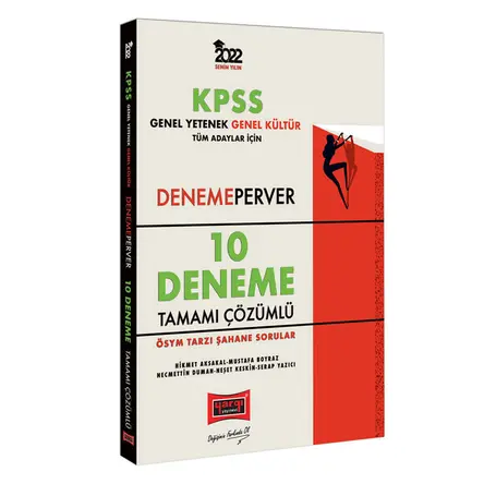Yargı 2022 KPSS GY GK DenemePerver Tüm Adaylar İçin Tamamı Çözümlü 10 Deneme